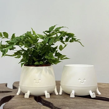 Кашпо Мистер Грин Белый 0,6л