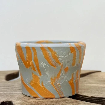 Горшок для цветов серо-терракотовый 0,7л