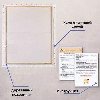 Картина по номерам Комнатные растения